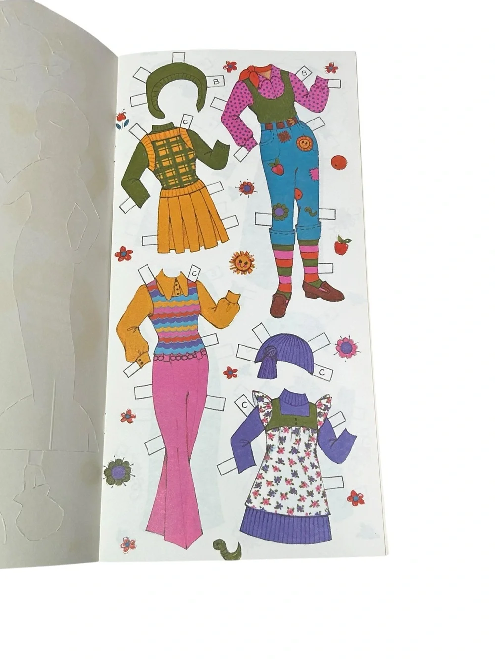 Whitman Matchin' Mods & Teen Boutique 1968 Cut Out Paper Dolls Lot Uncut